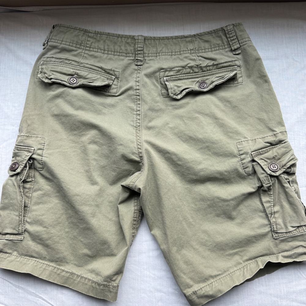 Aeropostale‎ Mens Cargo Shorts Olive Green Size 30 LXNEBA5 - Picture 8 of 8